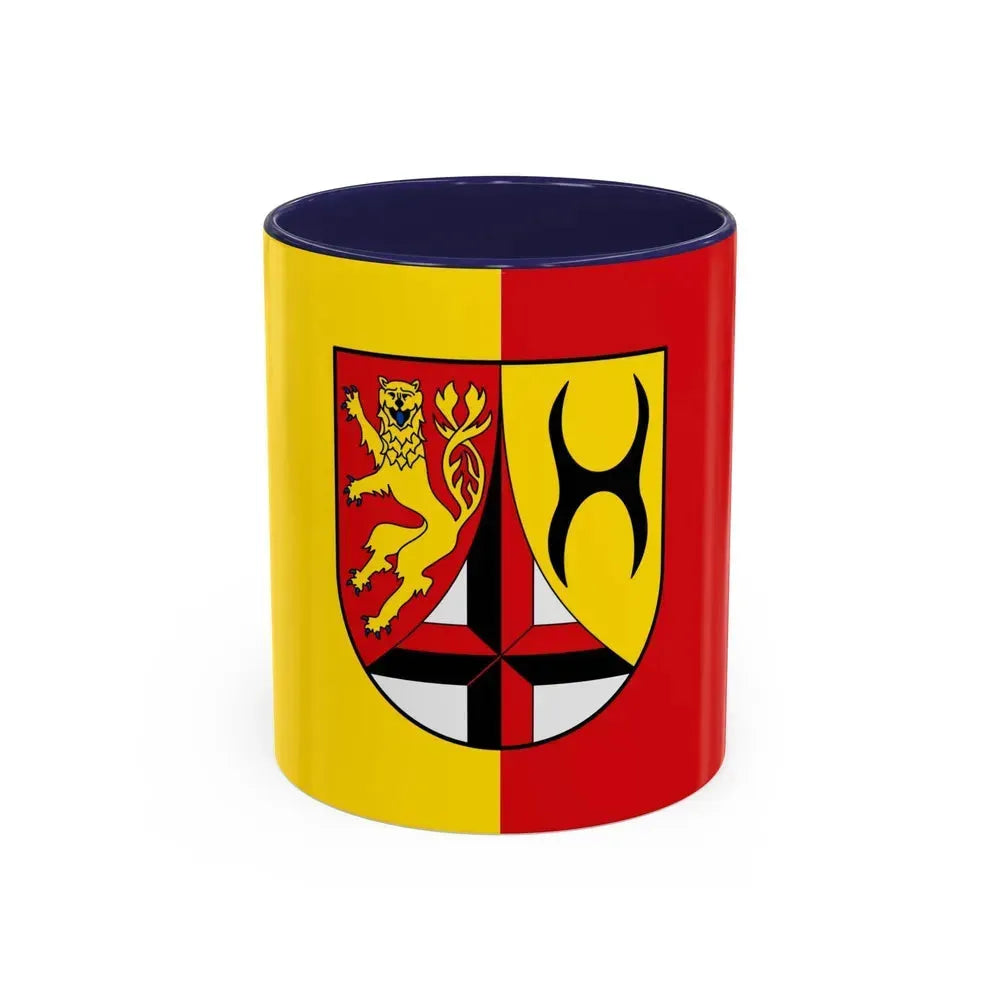 Flag of Altenkirchen Germany - Accent Coffee Mug 11oz Navy - Go Mug Yourself