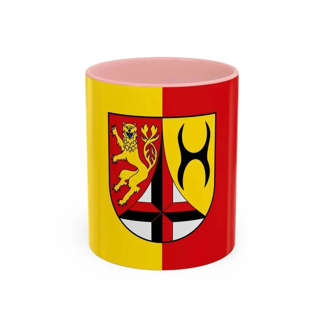 Flag of Altenkirchen Germany - Accent Coffee Mug 11oz Pink - Go Mug Yourself