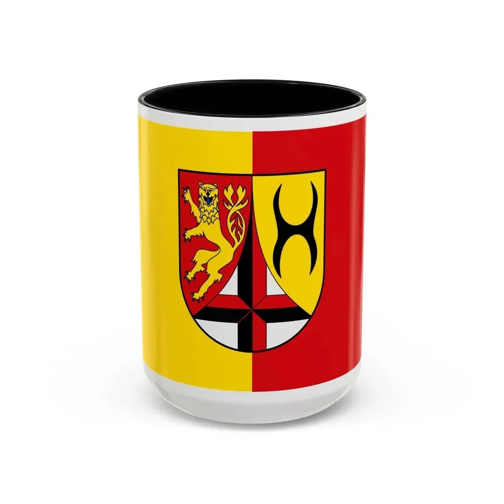 Flag of Altenkirchen Germany - Accent Coffee Mug 15oz Black - Go Mug Yourself
