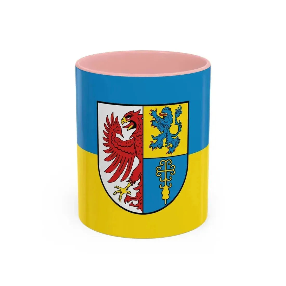 Flag of Altmarkkreis Salzwedel Germany - Accent Coffee Mug 11oz Pink - Go Mug Yourself