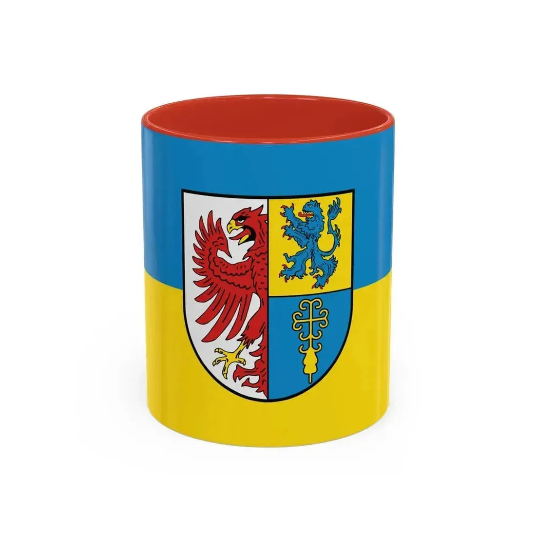 Flag of Altmarkkreis Salzwedel Germany - Accent Coffee Mug 11oz Red - Go Mug Yourself