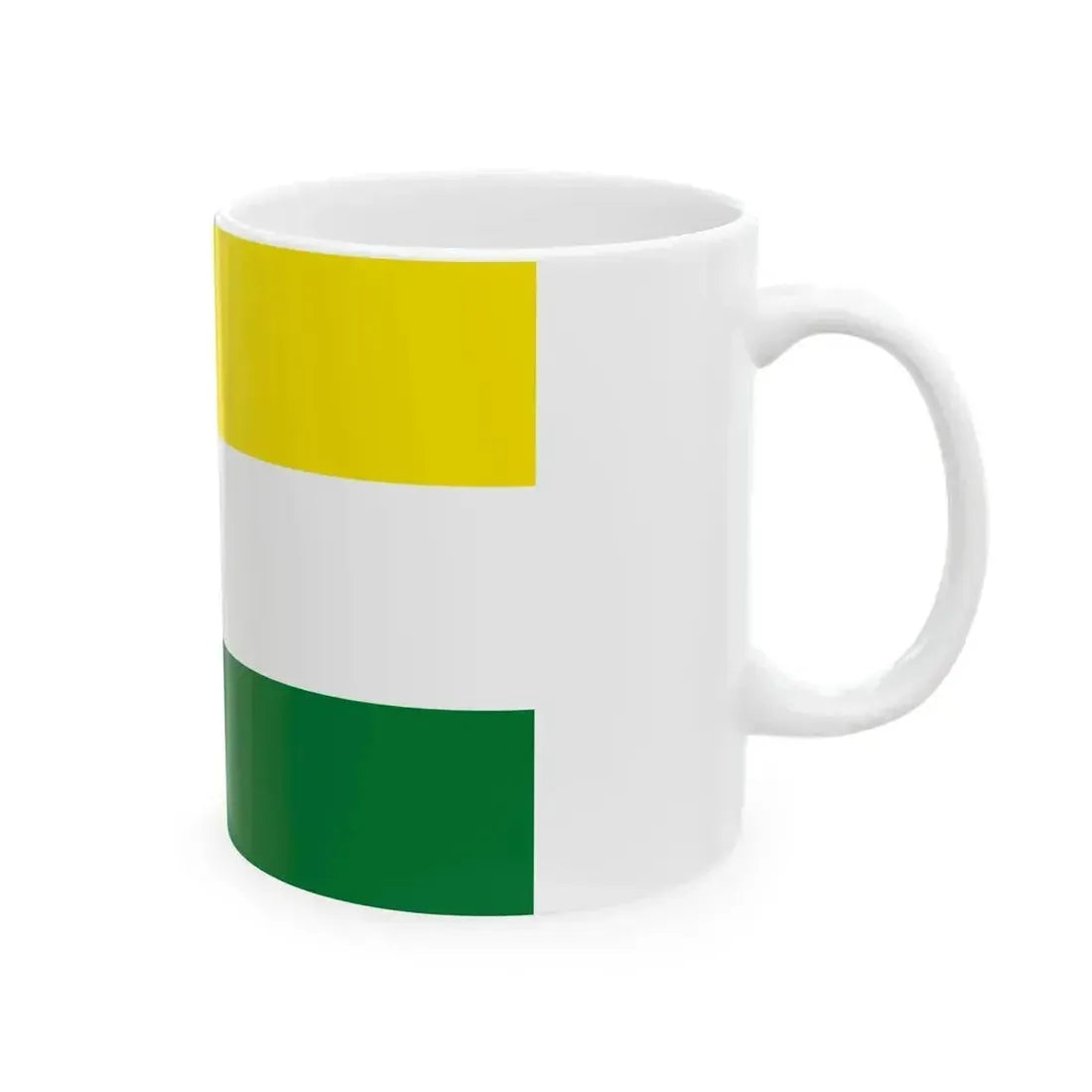 Flag of Alto Beni Bolivia (Bolivia) White Coffee Mug - Go Mug Yourself