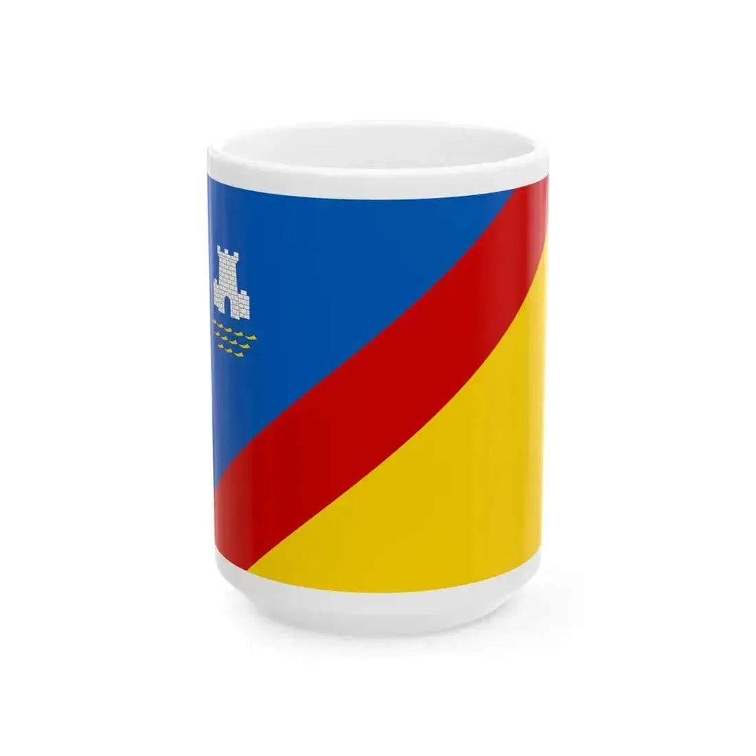 Flag of Alushta (Russia) White Coffee Mug 15oz - Go Mug Yourself