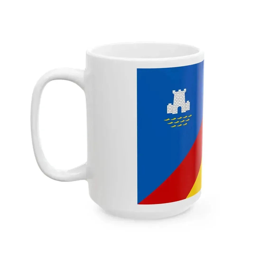 Flag of Alushta (Russia) White Coffee Mug - Go Mug Yourself