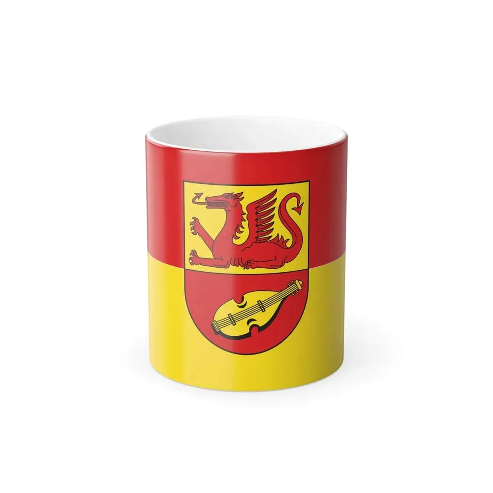 Flag of Alzey Worms Germany - Color Changing Coffee Mug 11oz - Go Mug Yourself