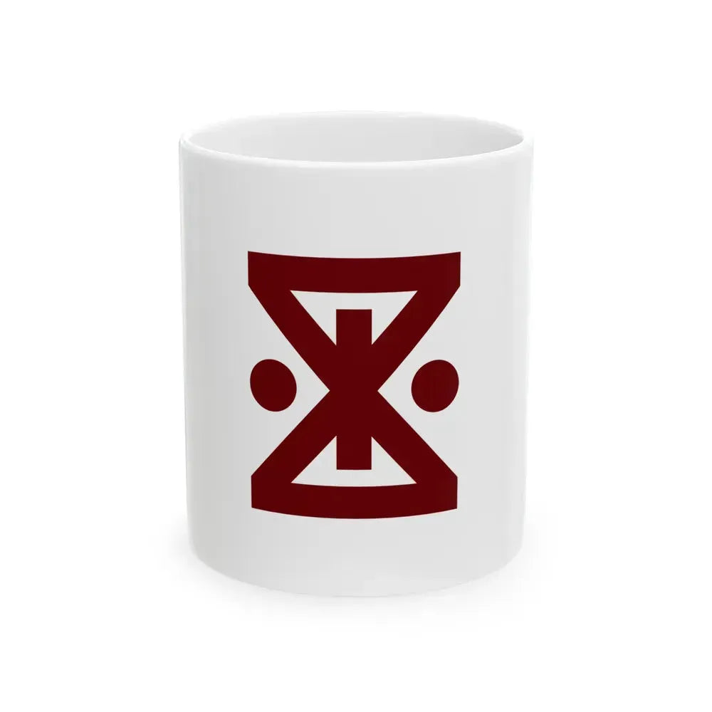 Flag of Amagasaki Hyogo Japan - White Coffee Mug 11oz - Go Mug Yourself