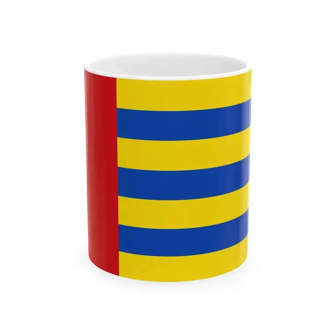 Flag of Amay (Belgium) White Coffee Mug 11oz - Go Mug Yourself