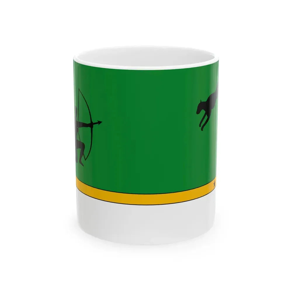 Flag of Amazonas Colombia (Colombia) White Coffee Mug 11oz - Go Mug Yourself
