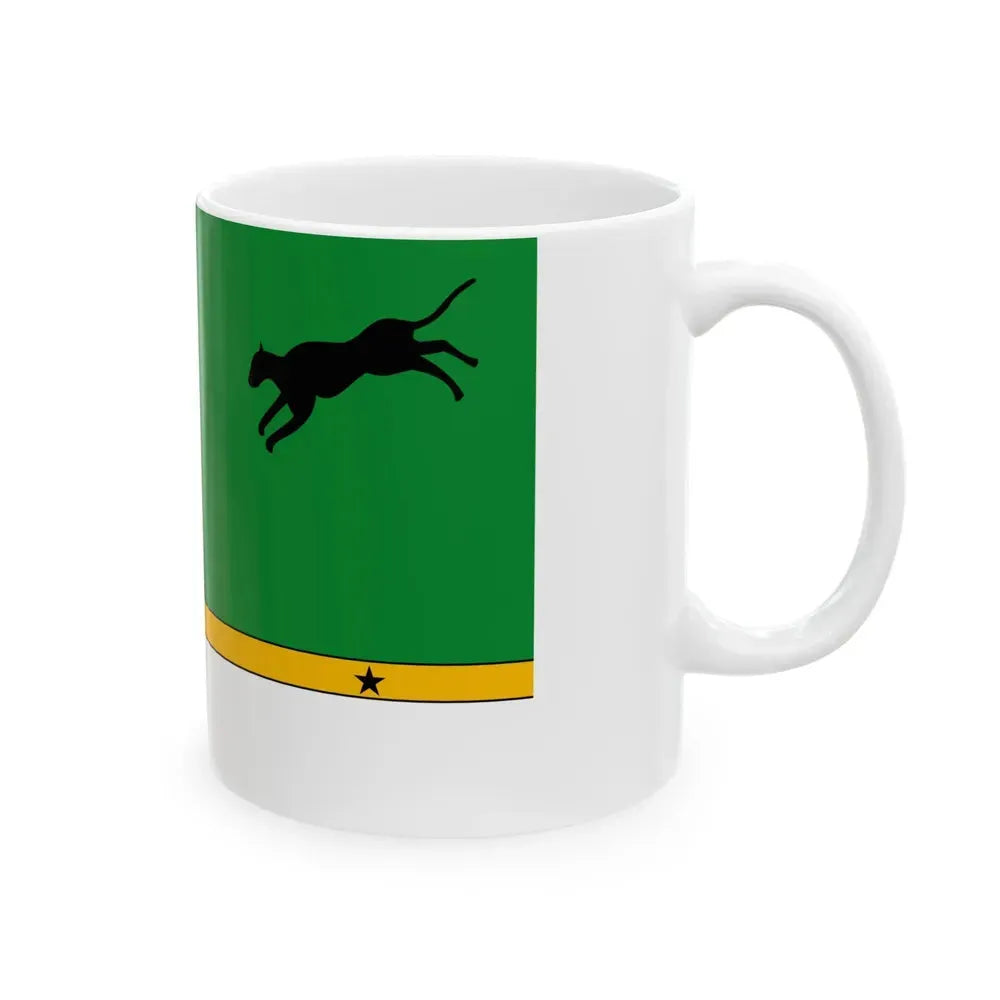 Flag of Amazonas Colombia (Colombia) White Coffee Mug - Go Mug Yourself