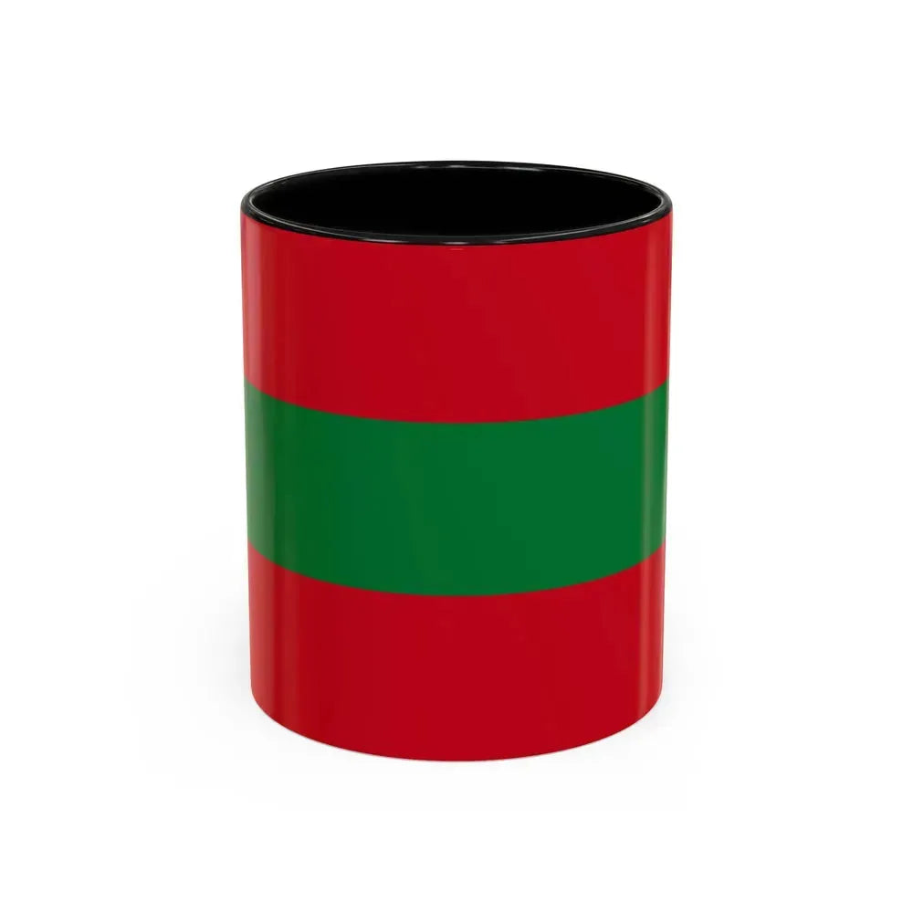 Flag of Ambato Ecuador - Accent Coffee Mug 11oz Black - Go Mug Yourself