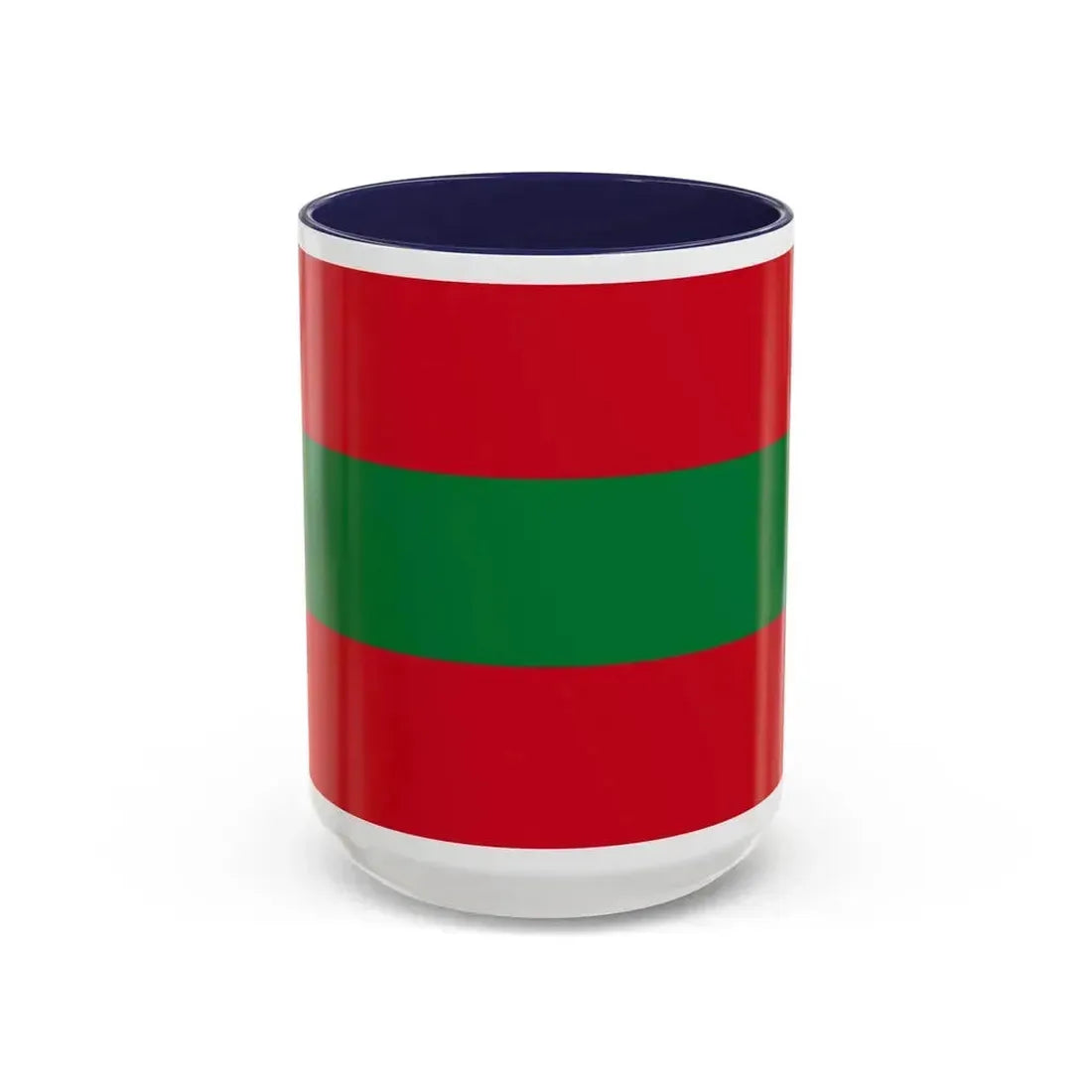 Flag of Ambato Ecuador - Accent Coffee Mug 15oz Navy - Go Mug Yourself