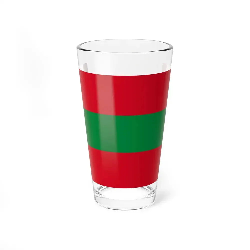 Flag of Ambato Ecuador - Pint Glass 16oz 16oz - Go Mug Yourself