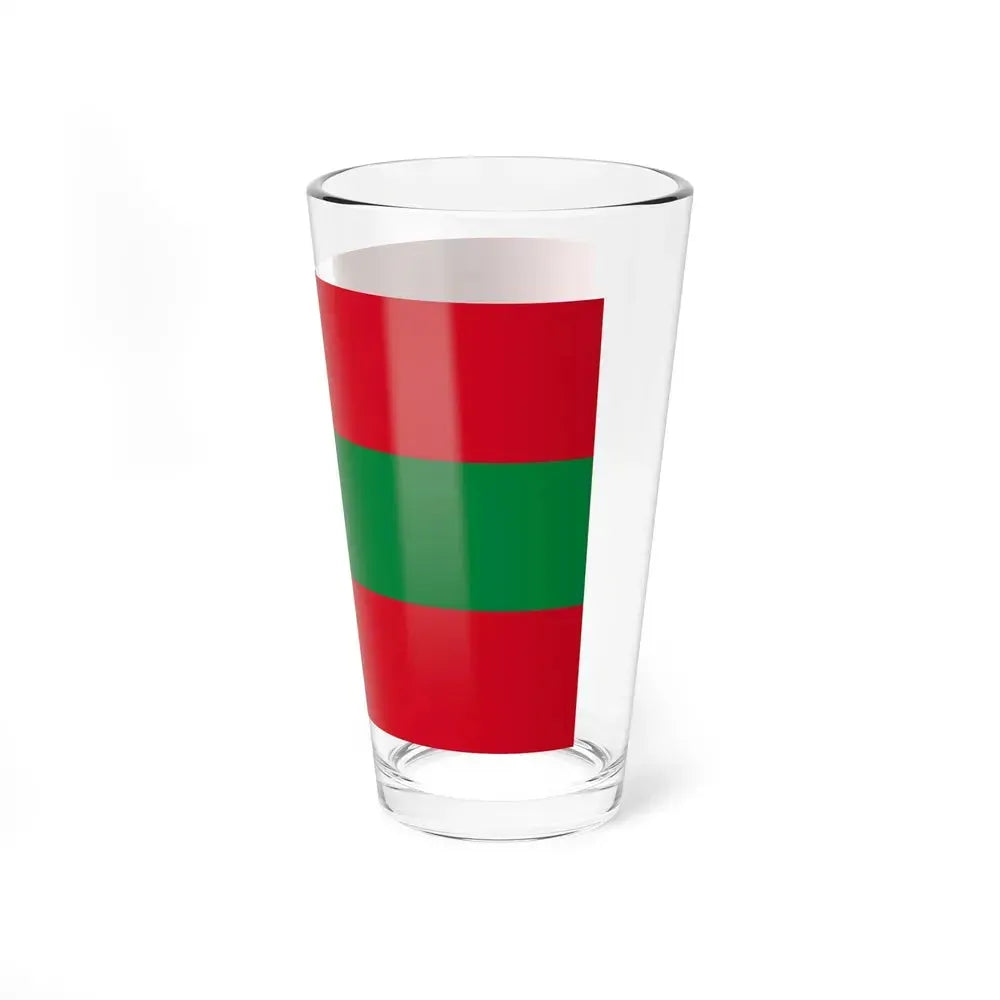Flag of Ambato Ecuador - Pint Glass 16oz - Go Mug Yourself