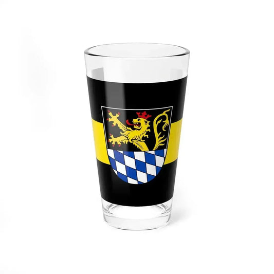 Flag of Amberg Germany - Pint Glass 16oz 16oz - Go Mug Yourself