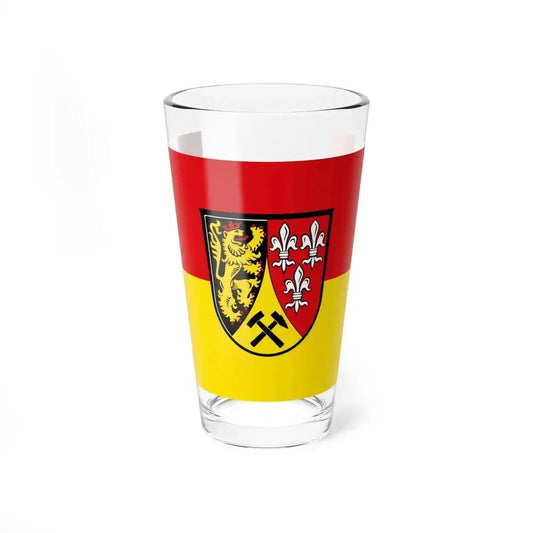 Flag of Amberg Sulzbach Germany - Pint Glass 16oz 16oz - Go Mug Yourself