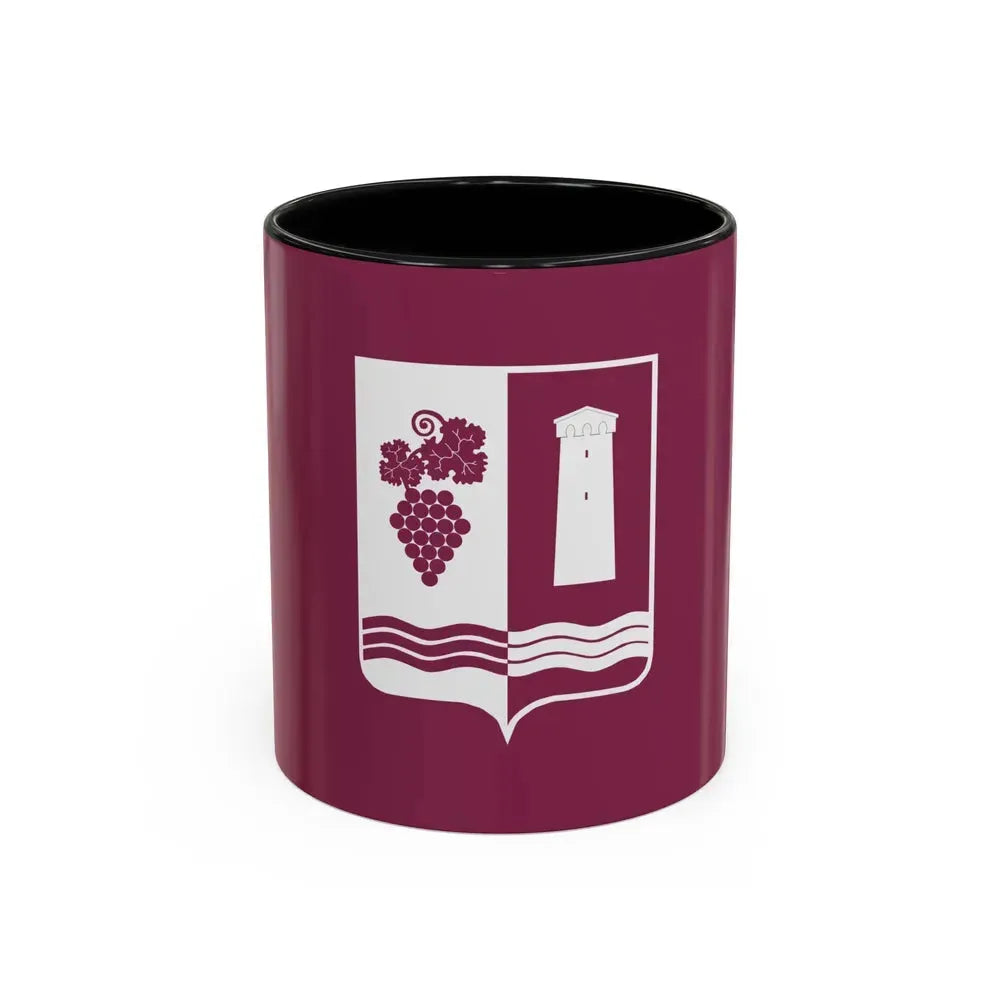 Flag of Ambrolauri Georgia - Accent Coffee Mug 11oz Black - Go Mug Yourself