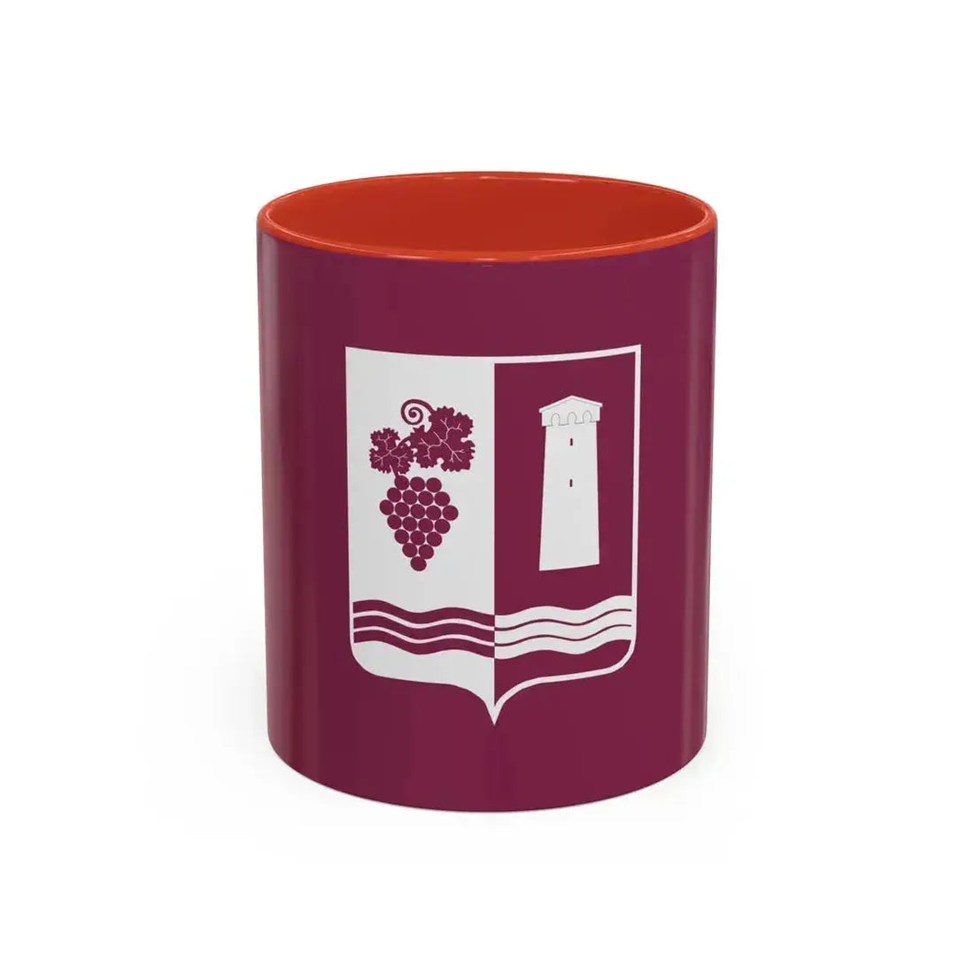 Flag of Ambrolauri Georgia - Accent Coffee Mug 11oz Red - Go Mug Yourself