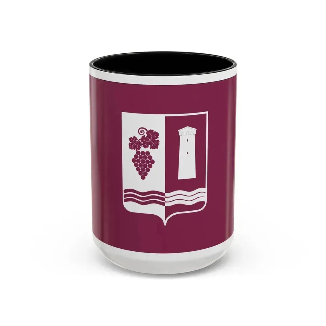 Flag of Ambrolauri Georgia - Accent Coffee Mug 15oz Black - Go Mug Yourself