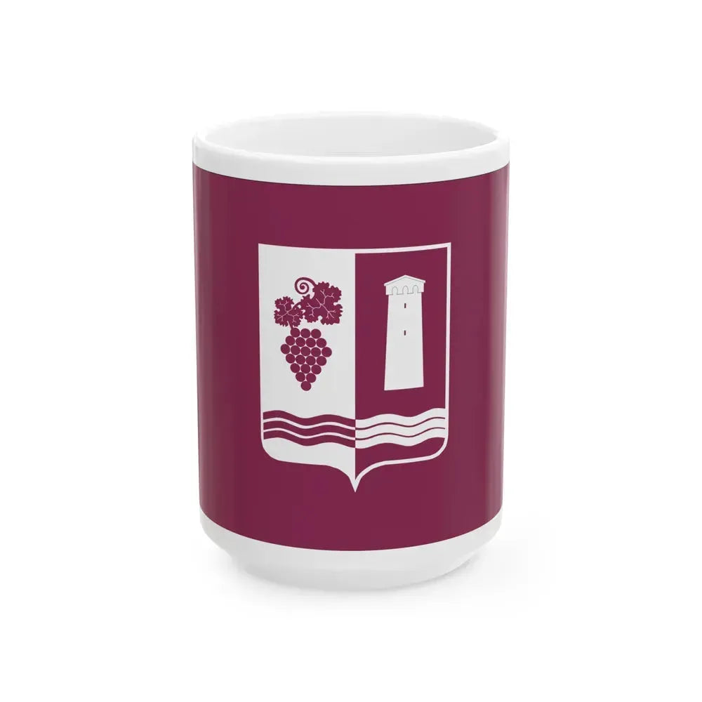 Flag of Ambrolauri Georgia - White Coffee Mug 15oz - Go Mug Yourself
