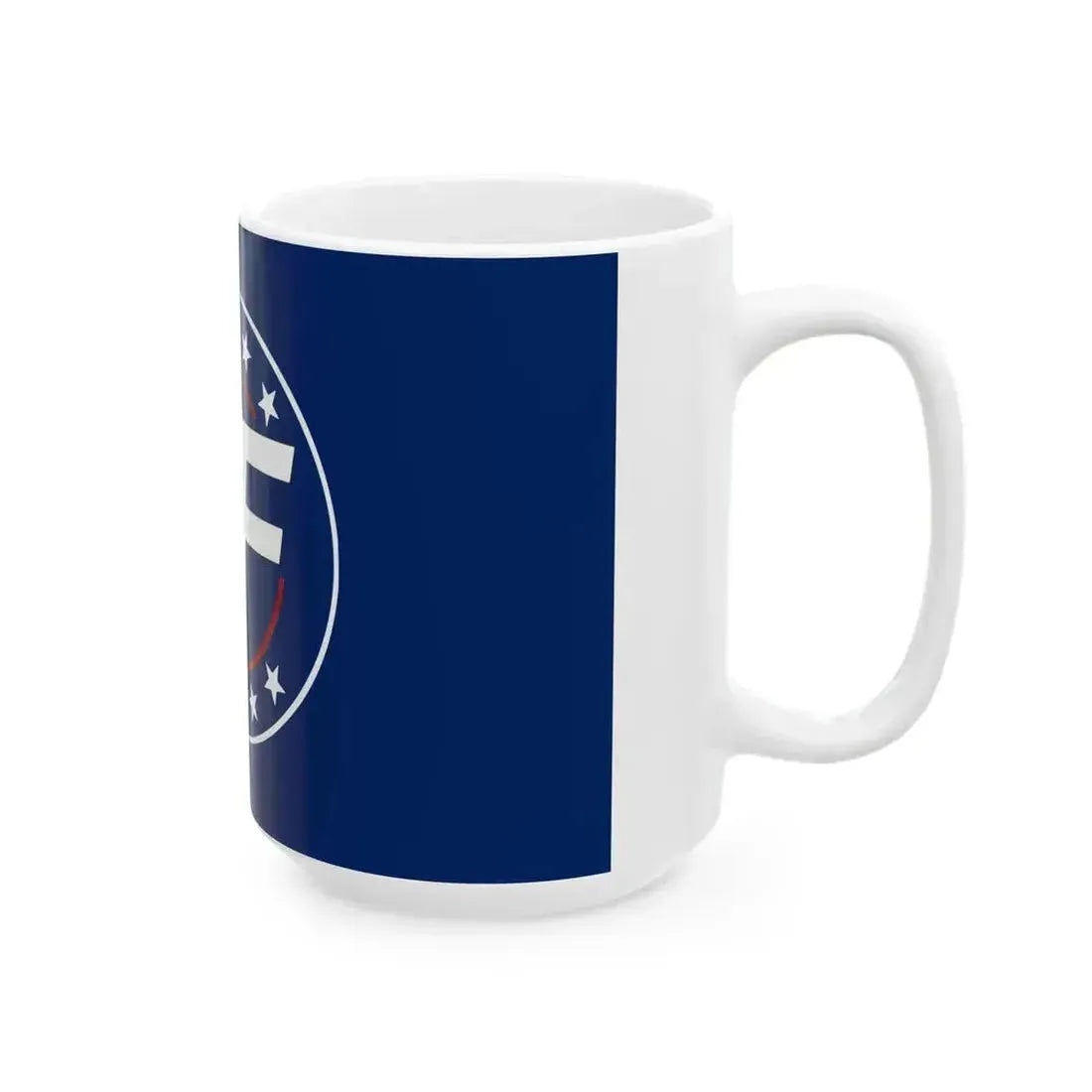 Flag of America First (United States) White Coffee Mug - Go Mug Yourself