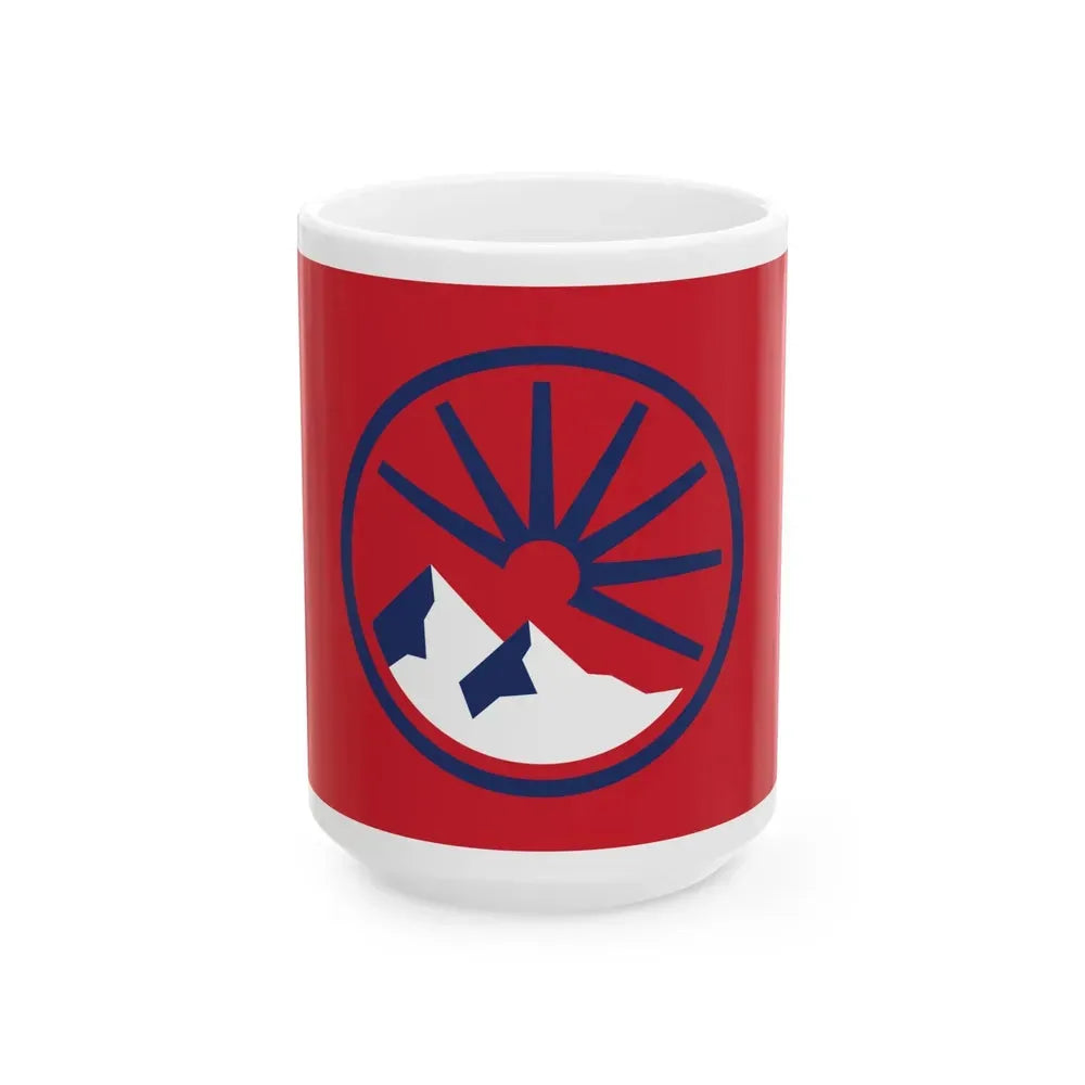 Flag of American Fork Utah (United States) White Coffee Mug 15oz - Go Mug Yourself