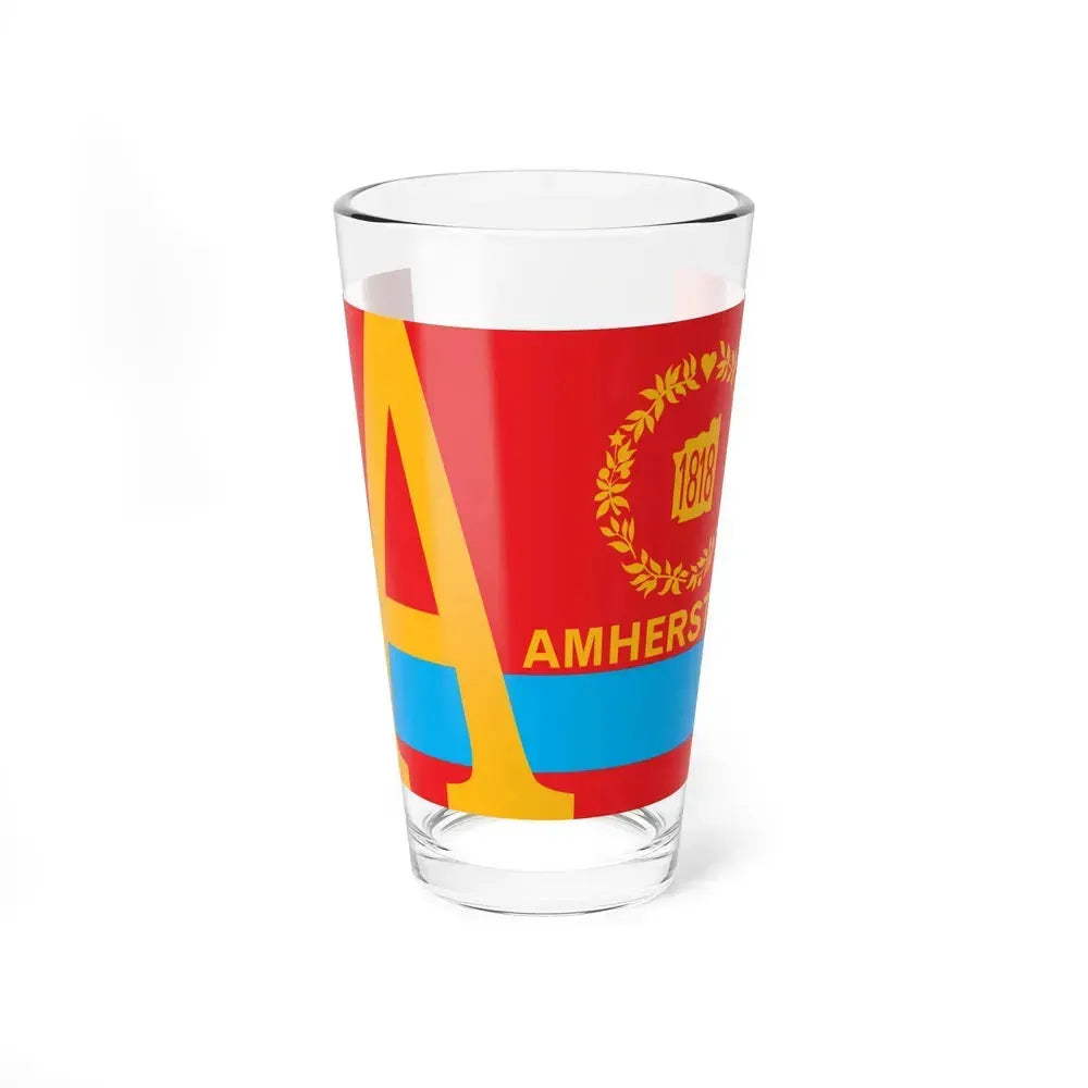 Flag of Amherst, New York - Pint Glass 16oz 16oz - Go Mug Yourself