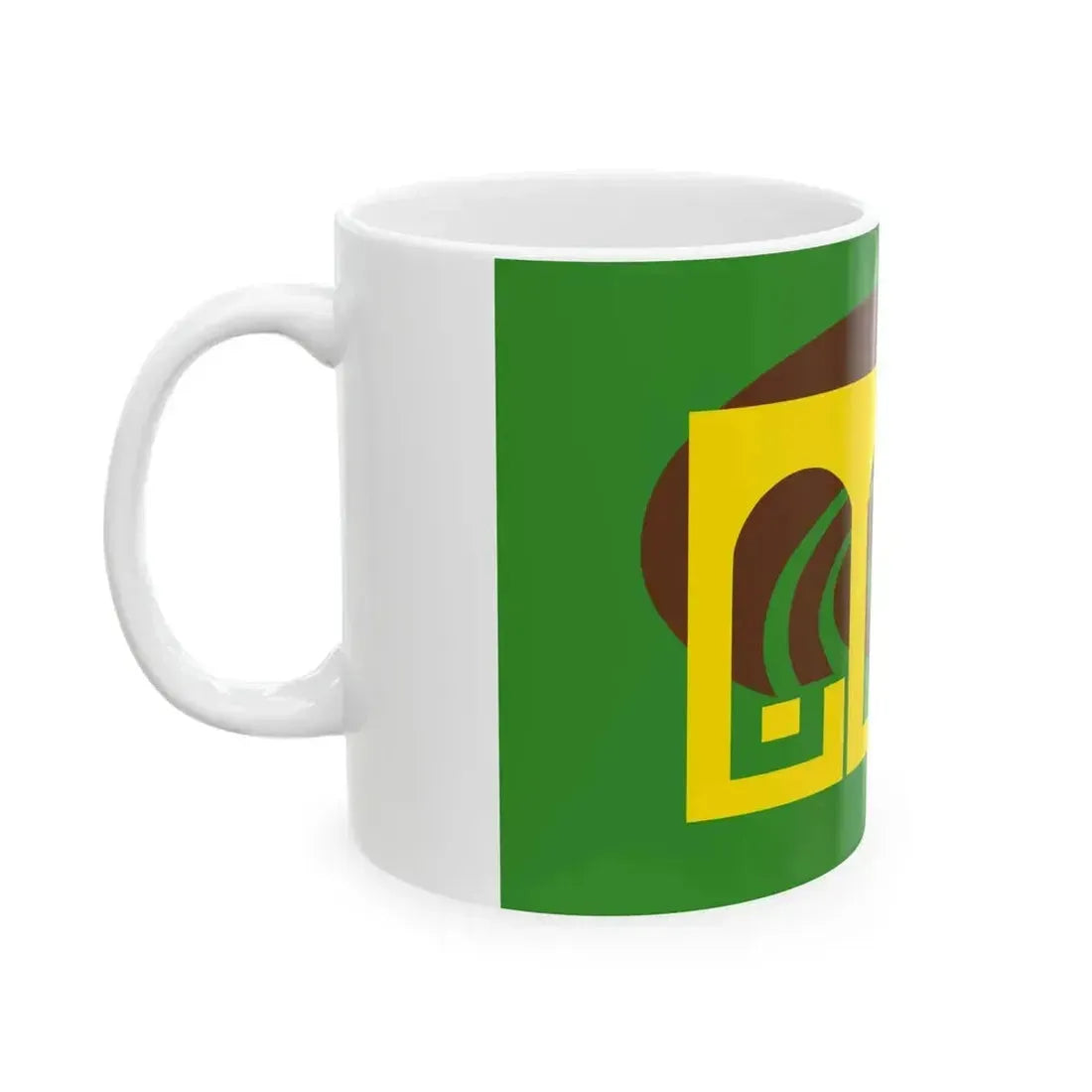 Flag of Amman Jordan until 2009 (Jordan) White Coffee Mug - Go Mug Yourself