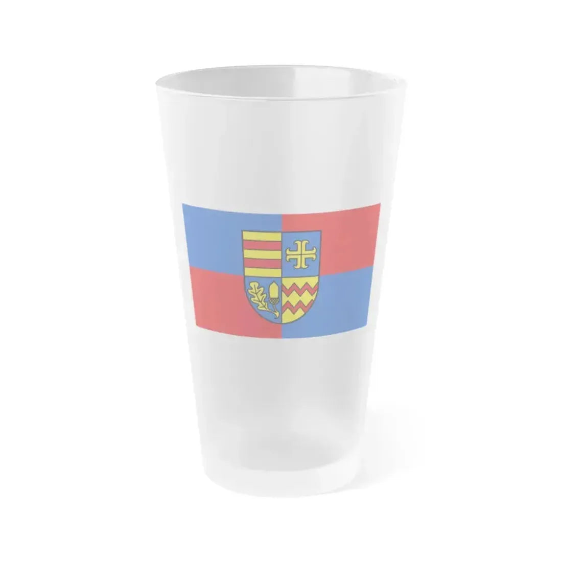 Flag of Ammerland Germany - Frosted Pint Glass 16oz 16oz Frosted - Go Mug Yourself