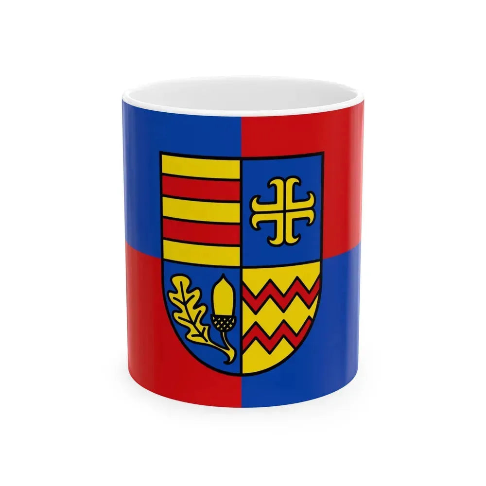 Flag of Ammerland Germany - White Coffee Mug 11oz - Go Mug Yourself