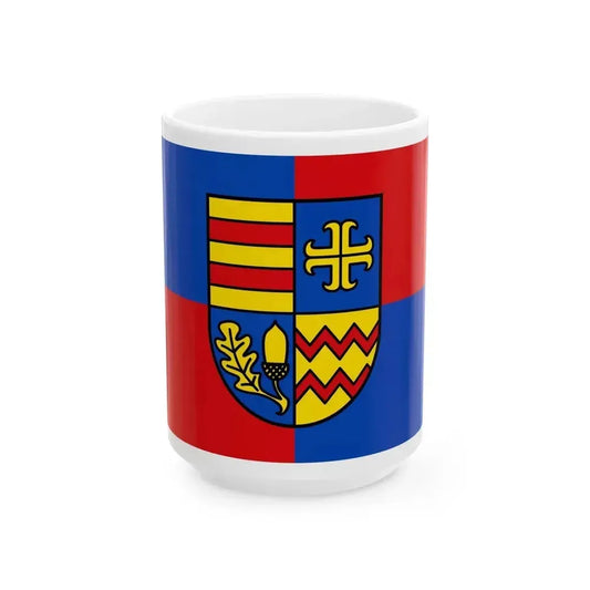 Flag of Ammerland Germany - White Coffee Mug 15oz - Go Mug Yourself