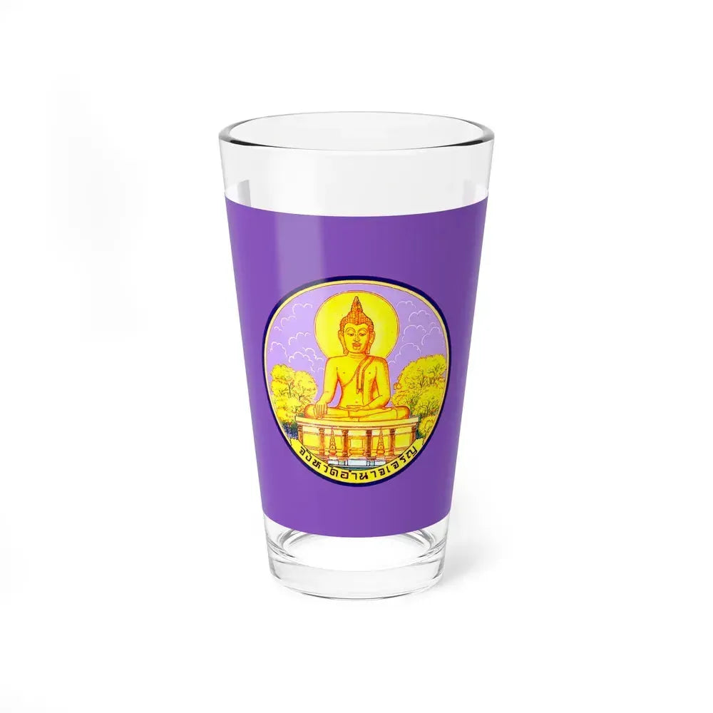 Flag of Amnat Charoen Province Thailand - Pint Glass 16oz 16oz - Go Mug Yourself