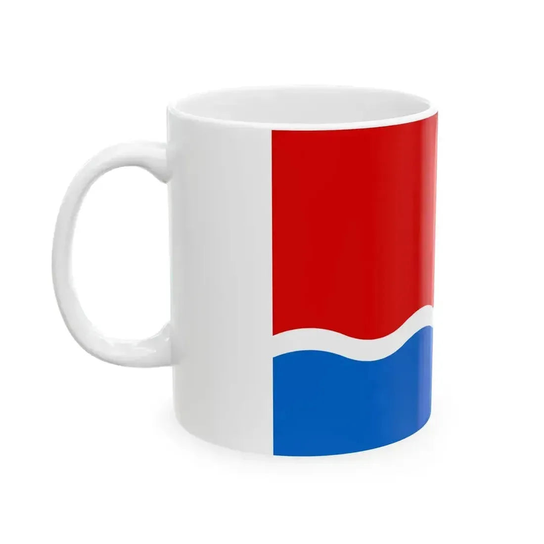 Flag of Amur Oblast 1999 (Russia) White Coffee Mug - Go Mug Yourself