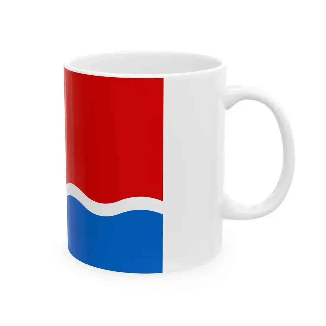 Flag of Amur Oblast 1999 (Russia) White Coffee Mug - Go Mug Yourself