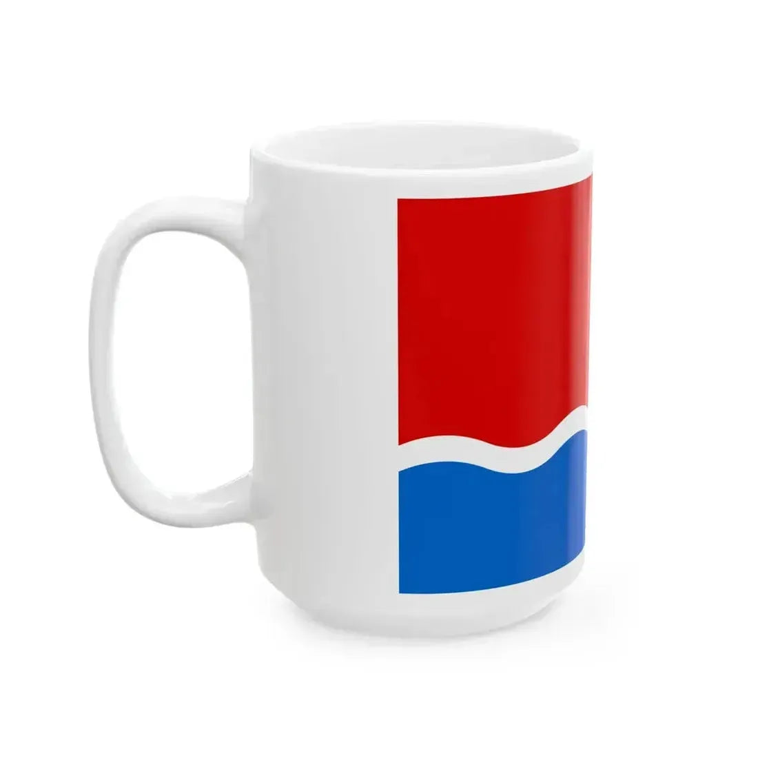 Flag of Amur Oblast 1999 (Russia) White Coffee Mug - Go Mug Yourself