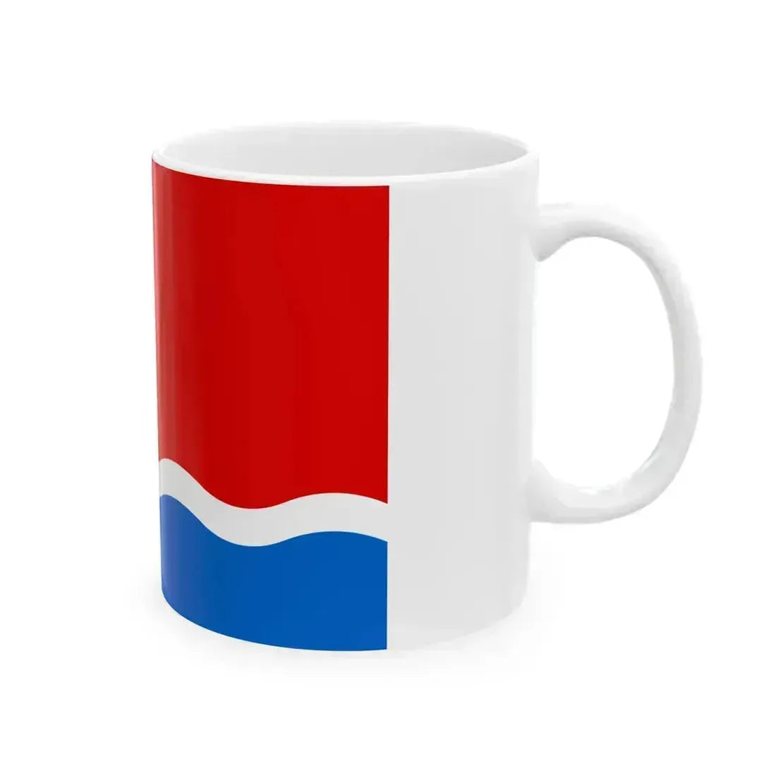 Flag of Amur Oblast Russia - White Coffee Mug - Go Mug Yourself