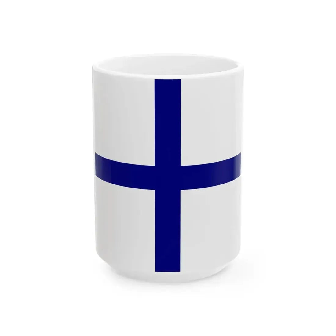 Flag of an admiral of the Independent State of Croatia (Croatia) White Coffee Mug 15oz - Go Mug Yourself