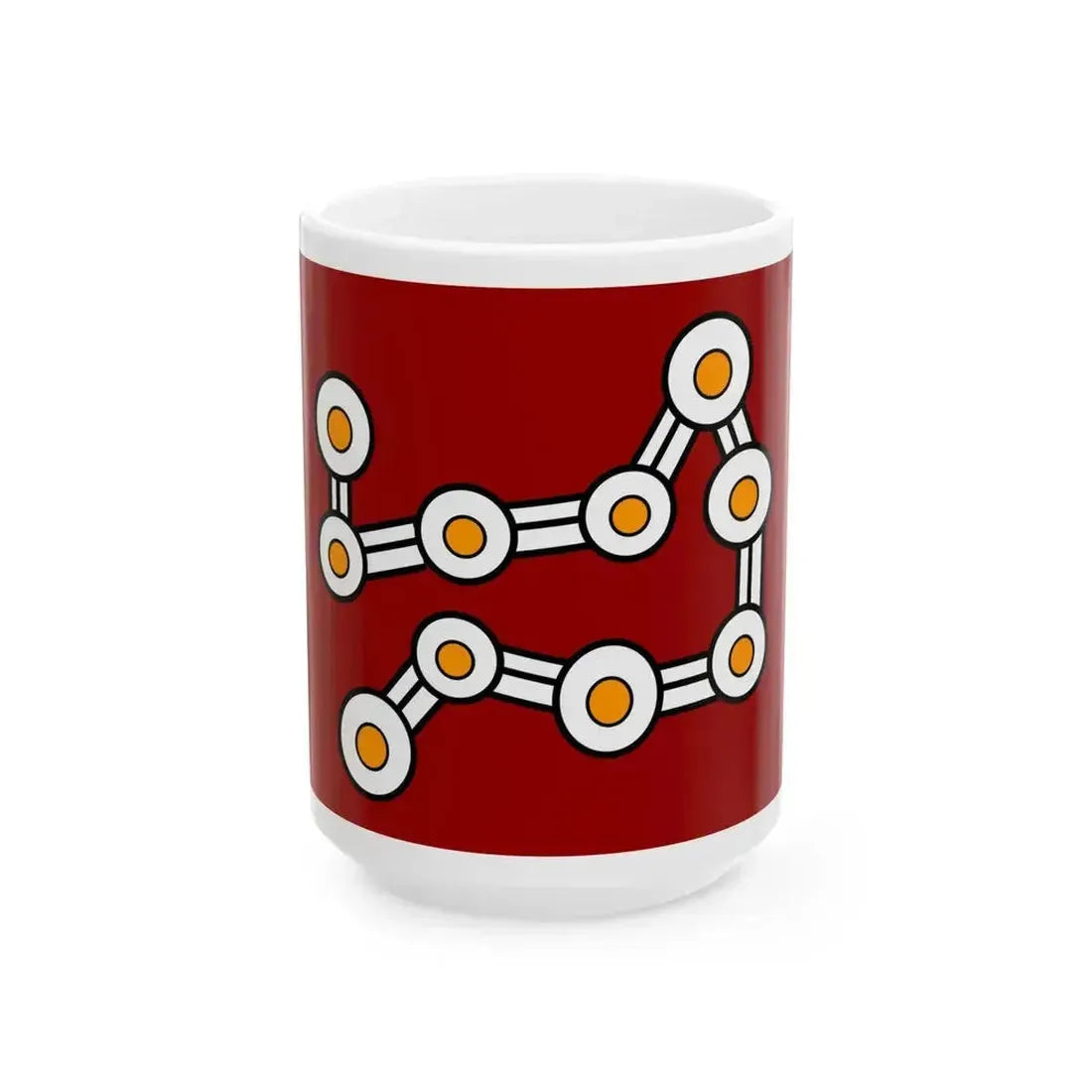 Flag of Anangu Pitjantjatjara Yankunytjatjara (Australia) White Coffee Mug 15oz - Go Mug Yourself