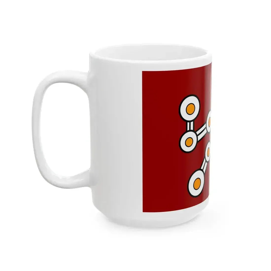 Flag of Anangu Pitjantjatjara Yankunytjatjara (Australia) White Coffee Mug - Go Mug Yourself