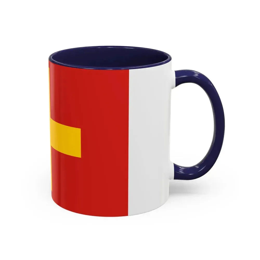 Flag of Ancona Italy - Accent Coffee Mug - Go Mug Yourself