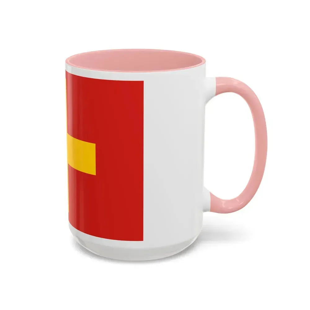 Flag of Ancona Italy - Accent Coffee Mug - Go Mug Yourself