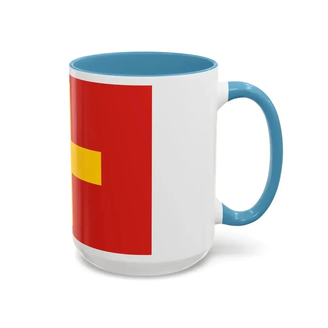 Flag of Ancona Italy - Accent Coffee Mug - Go Mug Yourself