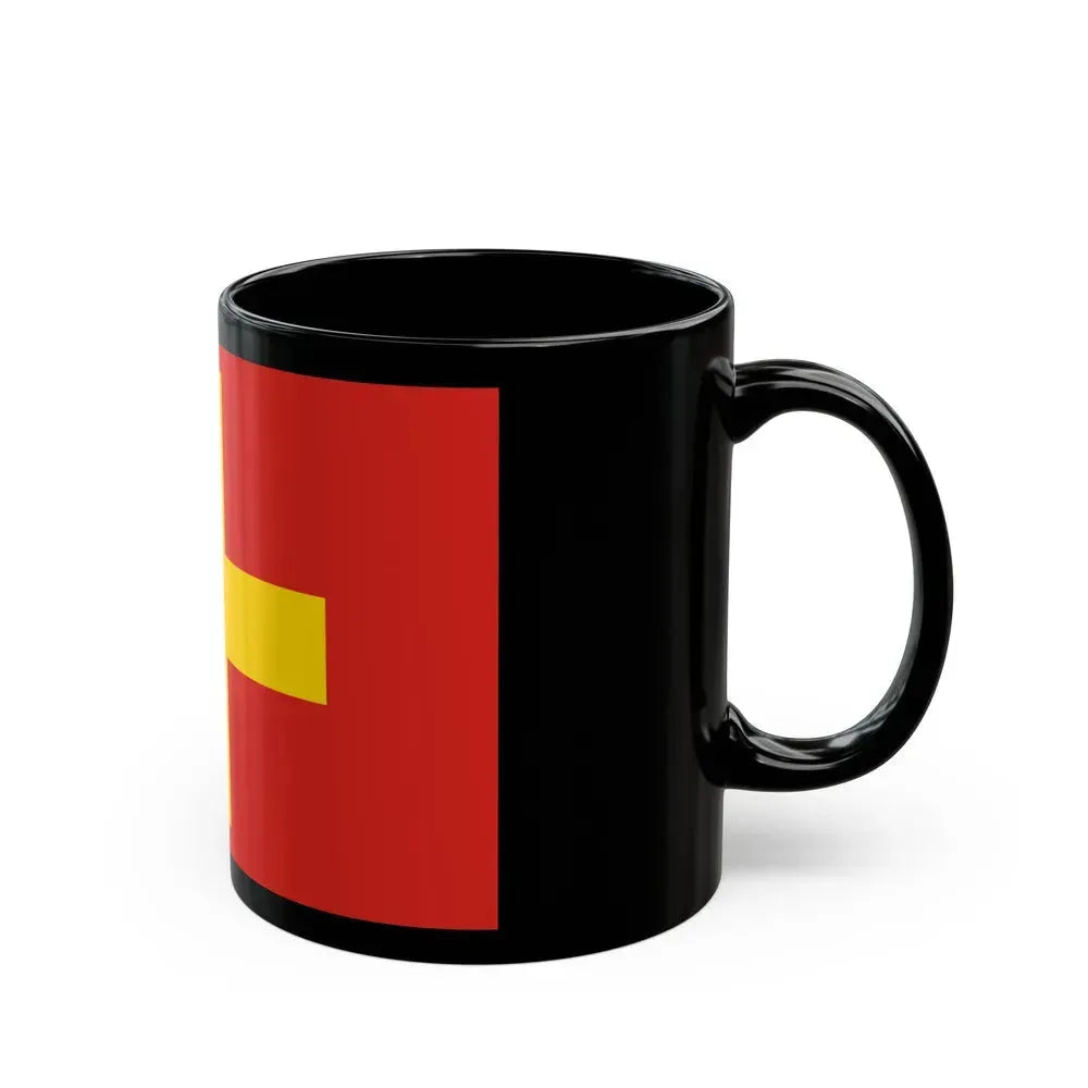 Flag of Ancona Italy - Black Coffee Mug - Go Mug Yourself