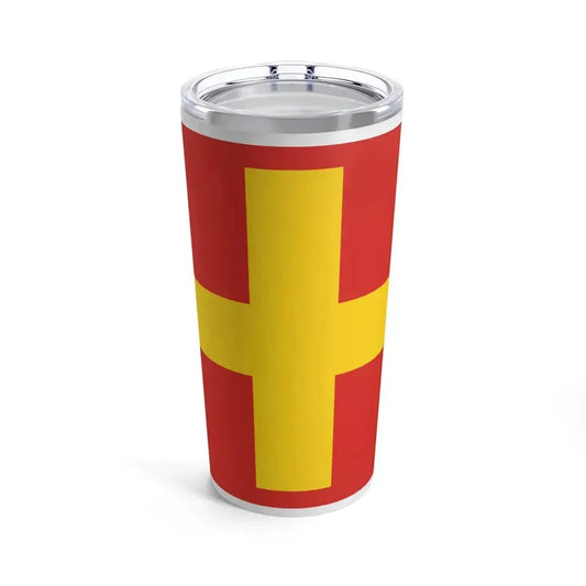 Flag of Ancona Italy - Tumbler 20oz 20oz - Go Mug Yourself