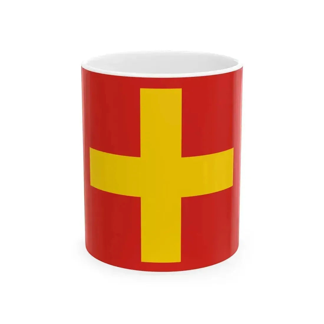 Flag of Ancona Italy - White Coffee Mug 11oz - Go Mug Yourself