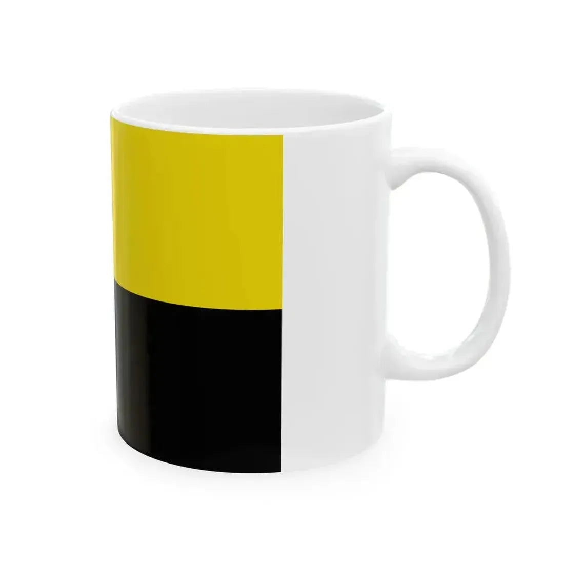 Flag of Andenne (Belgium) White Coffee Mug - Go Mug Yourself