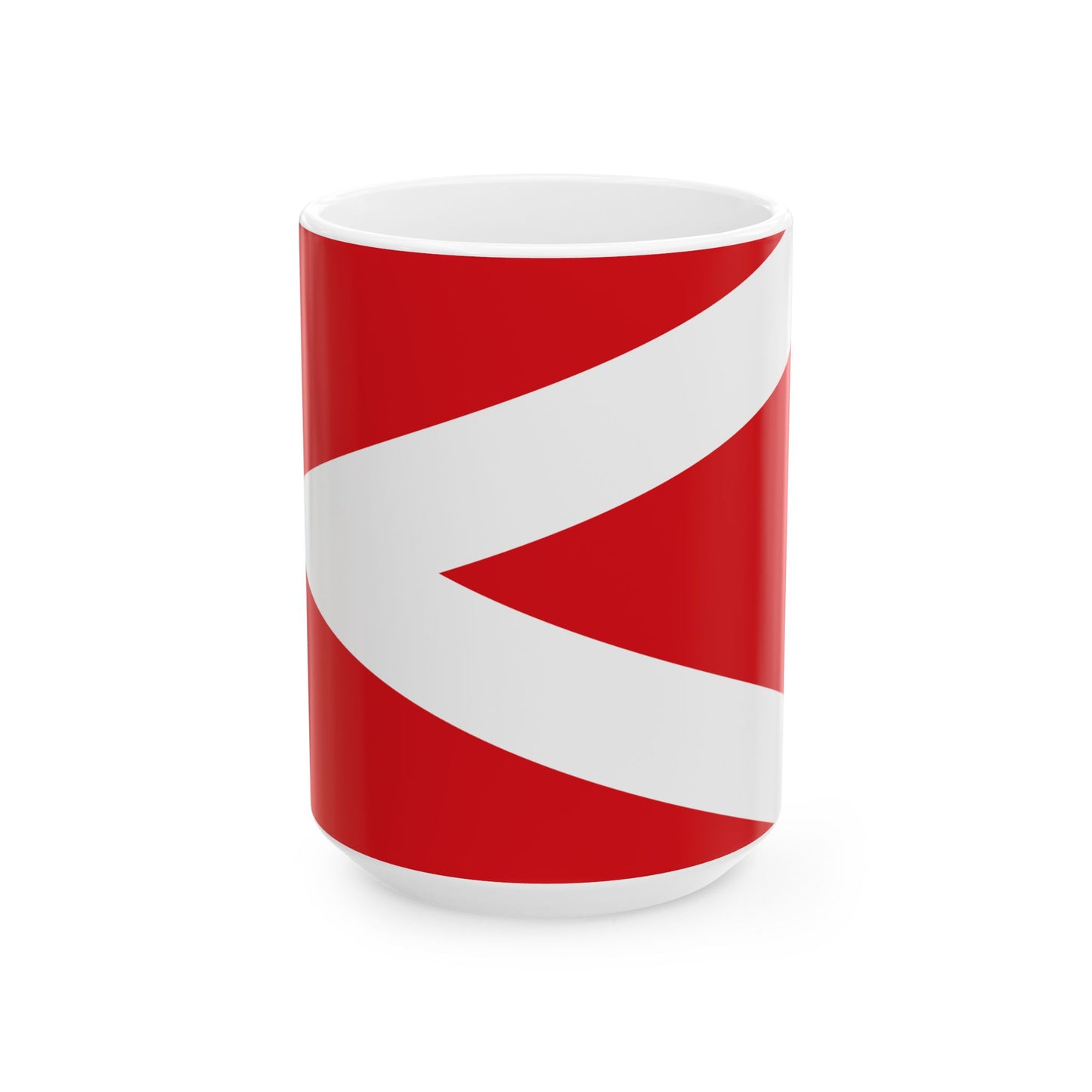 Flag of Anderlues (Belgium) White Coffee Mug-15oz-Go Mug Yourself