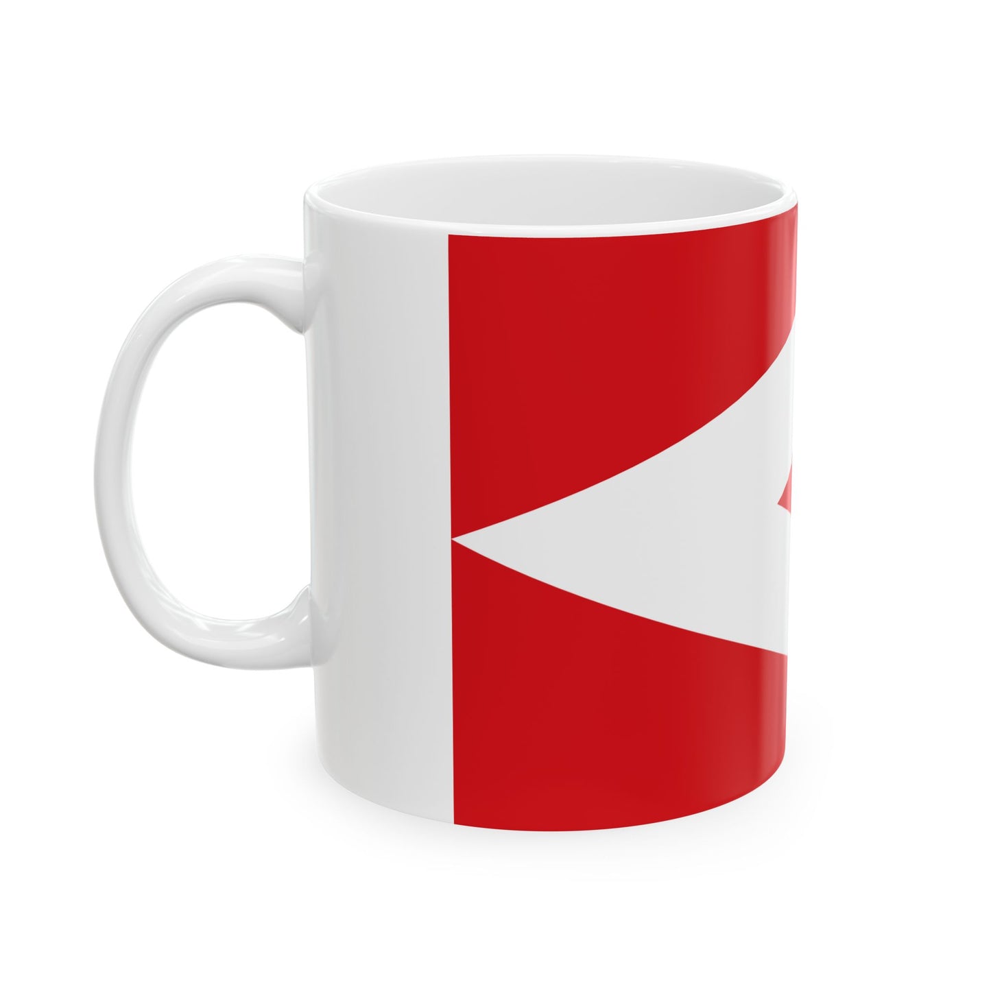 Flag of Anderlues (Belgium) White Coffee Mug-Go Mug Yourself