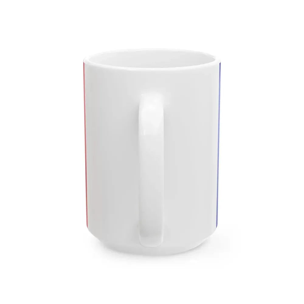 Flag of Andorra 1949-1959 (Andorra) White Coffee Mug - Go Mug Yourself