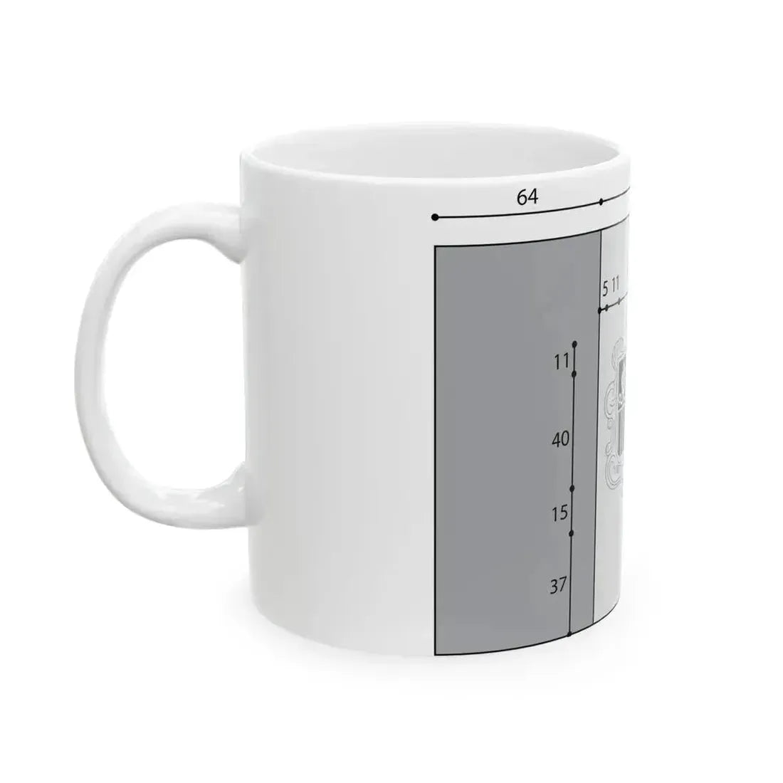 Flag of Andorra construction (Andorra) White Coffee Mug - Go Mug Yourself