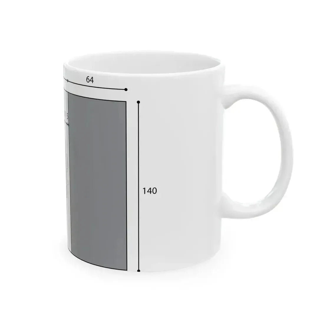 Flag of Andorra construction (Andorra) White Coffee Mug - Go Mug Yourself